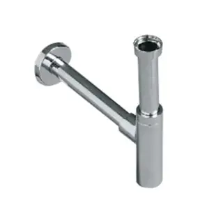 Simas Baden Baden Сифон для раковины цилиндрической формы на 1/4, латунный, цвет: хром глянцевый SIF 165 cr