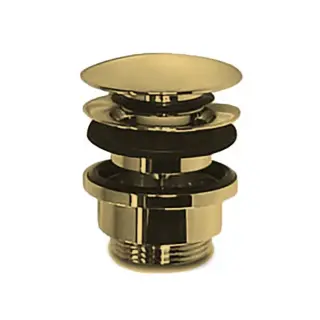 Bongio Complements Донный клапан clic-clac 1.1/4 дюйма, универсальный, цвет: золото 00079OR00