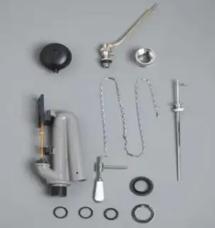 Simas Arcade Механизм слива со штоком, ручкой и цепочкой, цвет: хром глянцевый R02cr