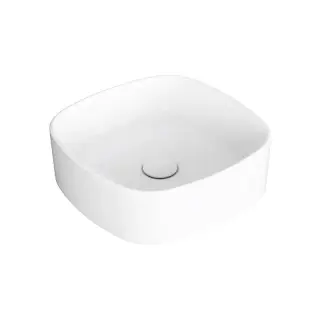 Simas Folio Раковина чаша 40х40 см, без перелива и отверстия под смеситель, цвет: белый глянцевый FO03bi