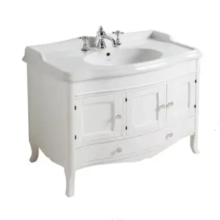 Simas Arcade Раковина накладная 105х56 см, 1 отверстие под смеситель, перелив, цвет: белый глянцевый AR874bi*1