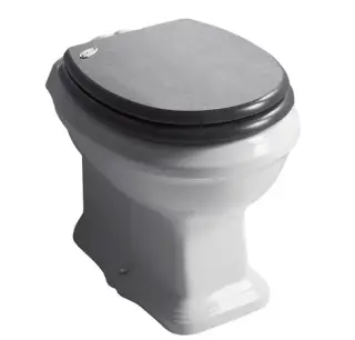 Simas Arcade Унитаз напольный 44х72 см, слив в стену, без крышки-сиденья, цвет: белый глянцевый AR811bi