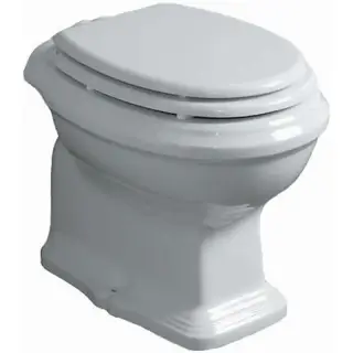 Simas Arcade Унитаз напольный 44х72 см, слив в пол, без крышки-сиденья, цвет: белый глянцевый AR801bi