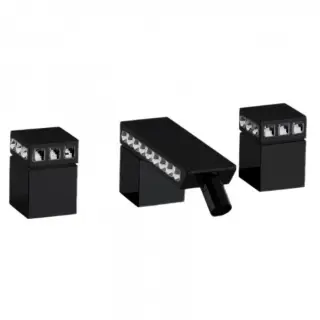 Bongio Pure Glam Смеситель для биде, цвет черный матовый/Swarovski 6P503NE01SW