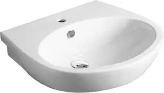 Simas Lft Spazio Раковина подвесная 65,5х51 см, перелив, 1 отв. под смеситель, цвет: белый глянц LFT05bi*1