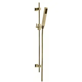 Bongio Душевой гарнитур: штанга, ручной душ, шланг 150 см, цвет: золото 00874OR00