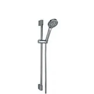 Bongio Pi7 Душевой гарнитур: штанга, ручной душ, шланг, цвет: хром 00875CR3GPR