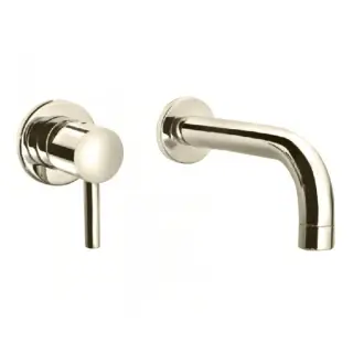 Bongio T Mix Смеситель для раковины, излив 22 см, цвет Nichel Spazzolato 32538NS22PREU