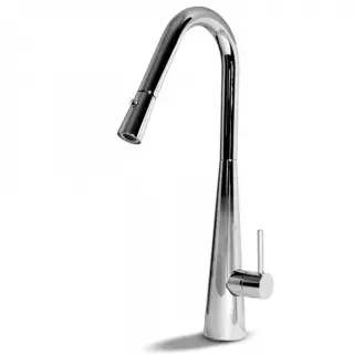 Bongio Kitchen Кухонный смеситель со съемным ручным душем с двойной струей, цвет хром 32080CR00