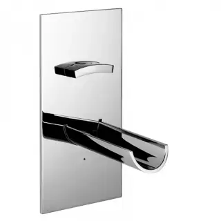 Bongio Acquaviva Встраиваемый смеситель для раковины, излив 18 см, цвет хром 56539/18CR