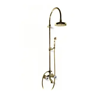 Bongio Rivoli Смеситель для ванны - с изливом, цвет золото/Cristallo00 05536OR00D