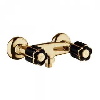 Bongio Fleur Noir Смеситель для душа, цвет золото/черный фарфор 12523OR00