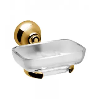 Bongio Axel Мыльница подвесная, 14х15,5 см, цвет золото 24к. 15015OR00