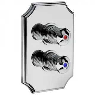 Bongio Impero Встраиваемый термостатический смеситель, цвет хром/Blue and Red Swarovski 65544CR00