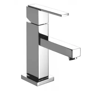 Bongio Domino Смеситель для раковины, на 1 отв., излив 16 см, цвет: хром 43521CRDA