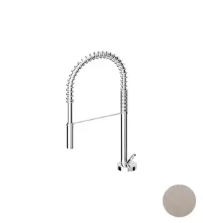 Zucchetti IsyCucina Смеситель для мойки однорыч., на 1 отв., цвет: брашированный никель ZP1270.C3