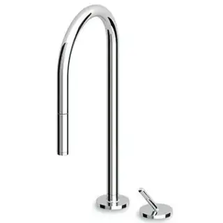 Zucchetti IsyCucina Смеситель для мойки однорычажный, на 2 отв., цвет: хром ZP1266