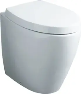 Simas Lft Spazio Унитаз приставной 53х34см, слив универсальный, цвет: белый гляневый LFT20 bi rimless