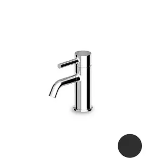 Zucchetti Pan Смеситель для раковины, на 1 отв., без донного клапана, цвет: черный матовый ZP6242.N1