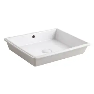 Simas Top e lavabi d'Arredo Раковина под столешницу 55х35 см, с переливом, цвет: белый глянцевый S60 bia