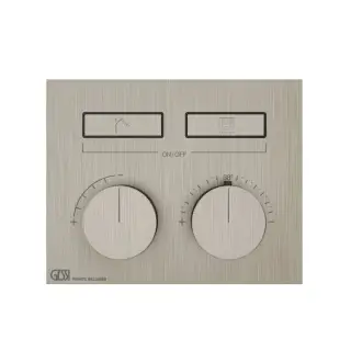 Gessi Hi-Fi Термостат для душа, с включением до 2 источников, цвет: finox brushed nickel 63004#149