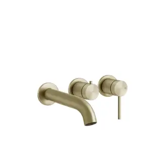 Gessi Flessa Внешняя часть смесителя для ванны и душа, цвет: brushed brass PVD 54140#727