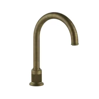 Gessi Venti20 Высокий отдельностоящий излив для раковины, цвет: antique brass 65025#713