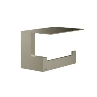 Gessi Rettangolo Держатель для туалетной бумаги с крышкой, цвет: finox brushed nickel 20849#149