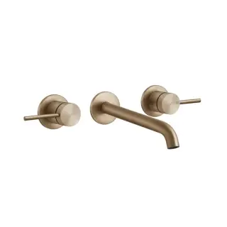 Gessi 316 Flessa Встраиваемый смеситель с изливом 20-18 cм, цвет: warm bronze brushed PVD 54094#726
