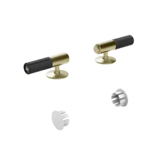 Gessi Петли плавного закрывания сиденья унитаза и пробки для отверстий, цвет: brushed brass PVD 39184#727