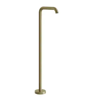 Gessi 316 Bath-Shower Излив для ванны напольный, цвет: brushed brass PVD 54195#727