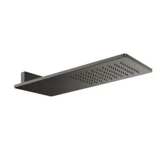 Gessi Верхний душ 55х20см., для настенного крепления, цвет: black metal brushed PVD 33095#707