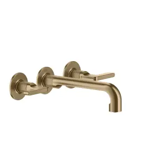 Gessi Inciso Внешние части для настенного смесителя для раковины, цвет: warm bronze brushed PVD 58090#726