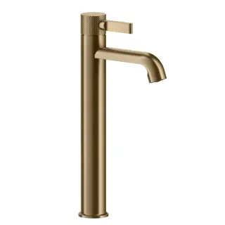 Gessi Inciso Смеситель для раковины, высокий, без донного клап., цвет: warm bronze brushed PVD 58004#726