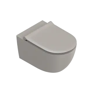 Catalano Sfera Унитаз подвесной безободковый 35x55 см смыв торнадо, Cataglaze, цвет: tortora матовый 0511550032