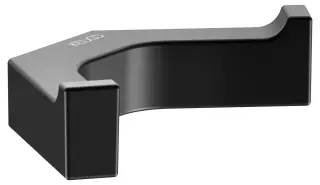 Keuco Edition 11 Крючок для полотенца двойной, подвесной, цвет: черный матовый 11115 370000