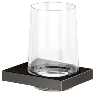 Keuco Edition 11 Держатель стакана, подвесной, в комплекте со стаканом, цвет: титан черный 11150 359000