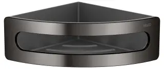 Keuco Elegance Угловая полочка-корзинка для душа, цвет: титан черный 11657 350001