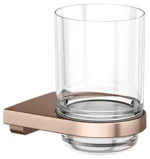 Keuco Collection Moll Держатель стакана, подвесной, в комплекте со стаканом, цвет: красное золото 12750 299000