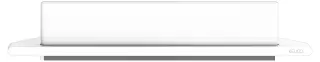 Keuco Aveno Угловая полочка для душа 24,6х24,2 см, со встроенным стеклоочистителем, цвет: белый мат. 14657 510100