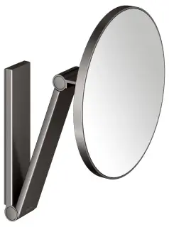 Keuco Kosmetikspiegel Косметическое зеркало подвесное, 5-ти красное увеличение, цвет: титан черный 17612 350000