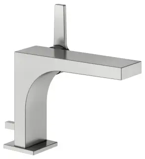 Keuco Edition 11 Смеситель для раковины рычажный 110, с д/к и гарнит. для слива, цвет:нерж. сталь 51104 210000