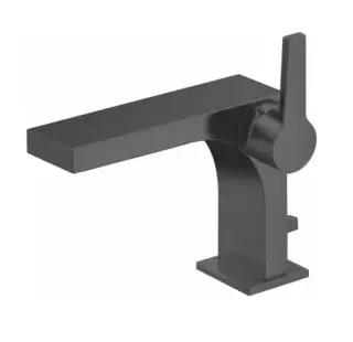 Keuco Edition 11 Смеситель для раковины рычажный 110, с д/к и гарнитуром слива, цвет: хром черный 51104 130000