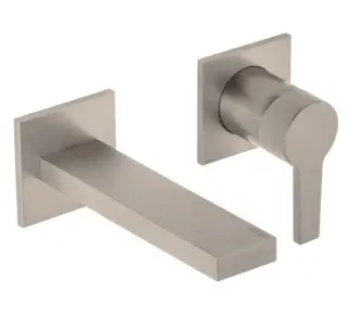 Keuco Edition 11 Смеситель для раковины рычажный, на 2 потреб., излив 21,9 см, встр., цвет:никель 51116 050201