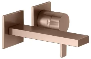 Keuco Edition 11 Смеситель для раковины рычаж., 2 потреб., излив 21,9см, встр., цвет:красное зол. 51116 290201