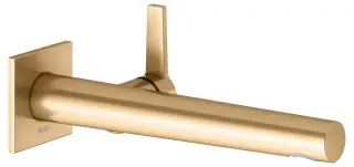 Keuco Edition 11 Смеситель для раковины рычажный, на 1 потреб., излив 26,5 см, встр., цвет:латунь 51116 252302