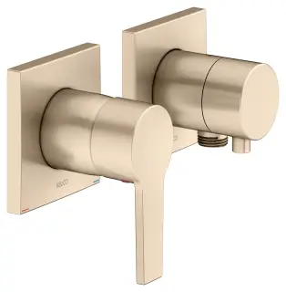 Keuco Edition 11 Смеситель для душа встр., внешняя часть, 2 потреб., с переключателем, цвет: бронза 51151 031122