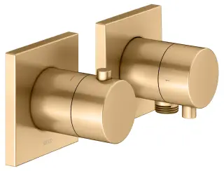 Keuco Edition 11 Смеситель для душа термостатический, 2 потреб., встр., внешняя часть, цвет: латунь 51153 251122