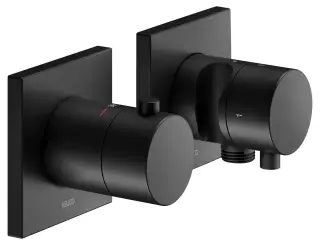 Keuco Edition 11 Смеситель для душа термостат. 2 потреб., встр., внешняя часть, цвет: черный матовый 51153 371222