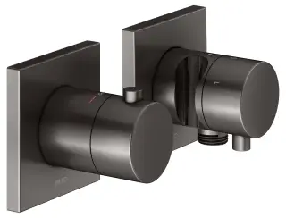 Keuco Edition 11 Смеситель для душа термостат. 3 потреб., встр., внешняя часть, цвет: титан черный 51153 351232